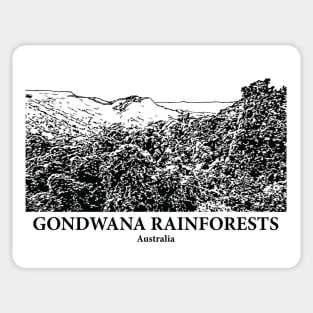 Gondwana Rainforests - Australia Sticker